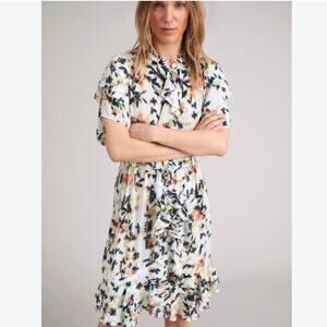 Munthe Humming Rose Print Dress Size 38 or US 6